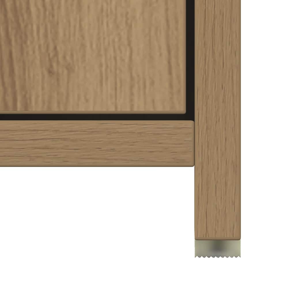 vidaXL Bathroom Cabinet Artisan Oak 30x30x183,5 cm Engineered Wood