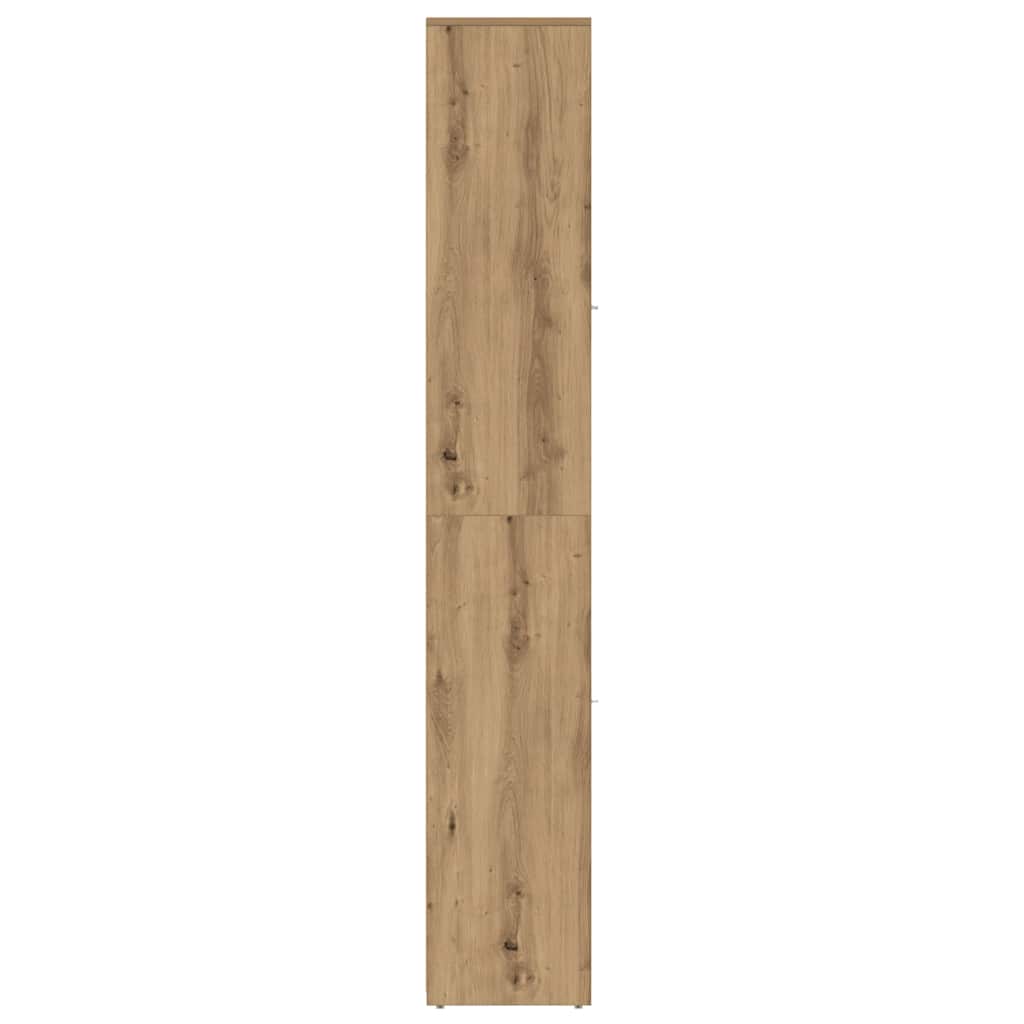 vidaXL Bathroom Cabinet Artisan Oak 30x30x183.5 cm Engineered Wood