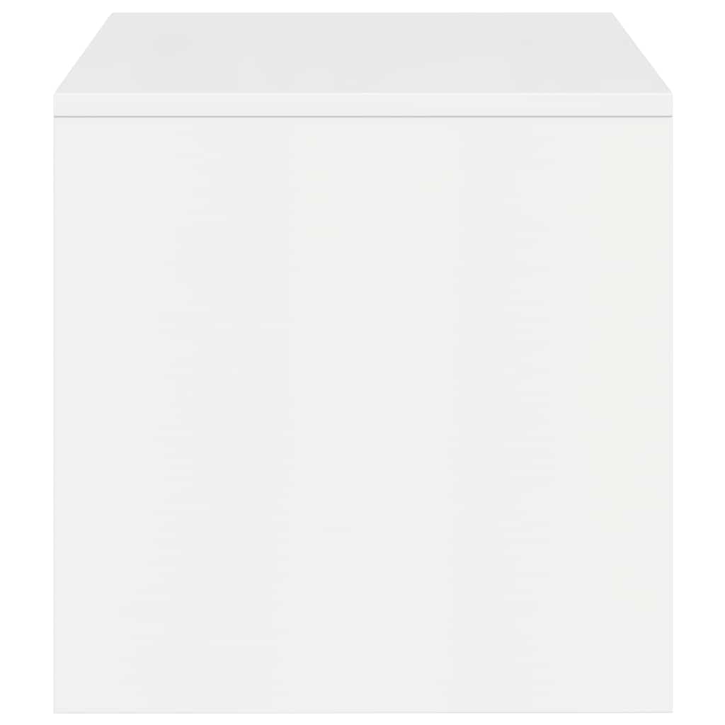 vidaXL TV Cabinet High Gloss White 100x40x40 cm Engineered Wood