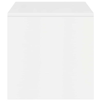 vidaXL TV Cabinet High Gloss White 100x40x40 cm Engineered Wood