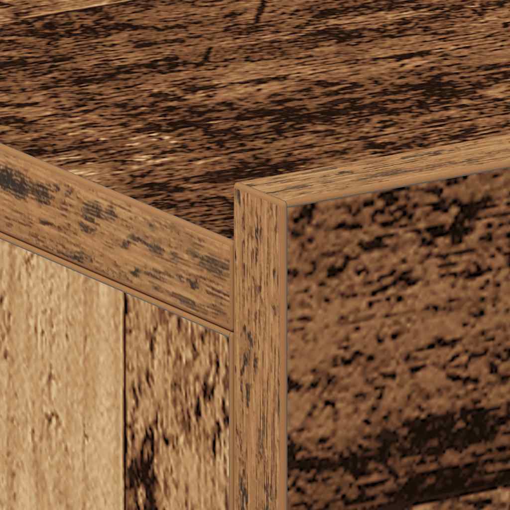 vidaXL Floating Nightstand Old Wood 40x32x15 cm Engineered Wood