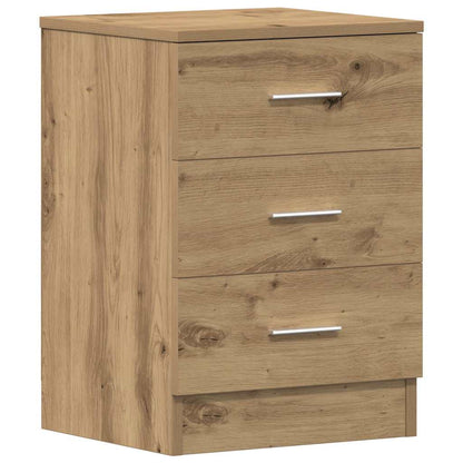 vidaXL Bedside Cabinet Artisan Oak 38x35x55 cm Engineered Wood