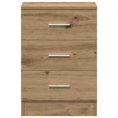 vidaXL Bedside Cabinets 2 pcs Artisan Oak 38x35x55 cm Engineered Wood