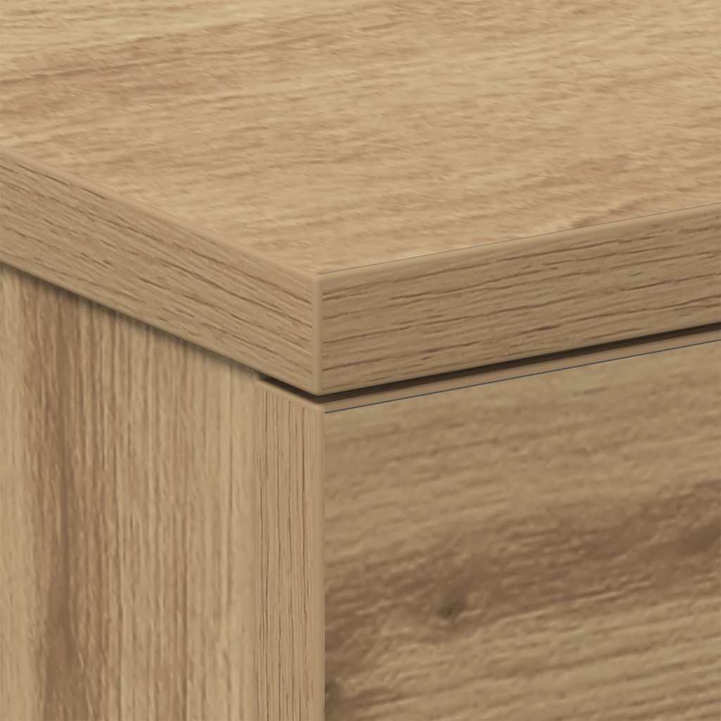 vidaXL Bedside Cabinets 2 pcs Artisan Oak 38x35x55 cm Engineered Wood