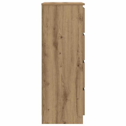 vidaXL Sideboard Artisan Oak 60x35x98.5 cm Engineered Wood