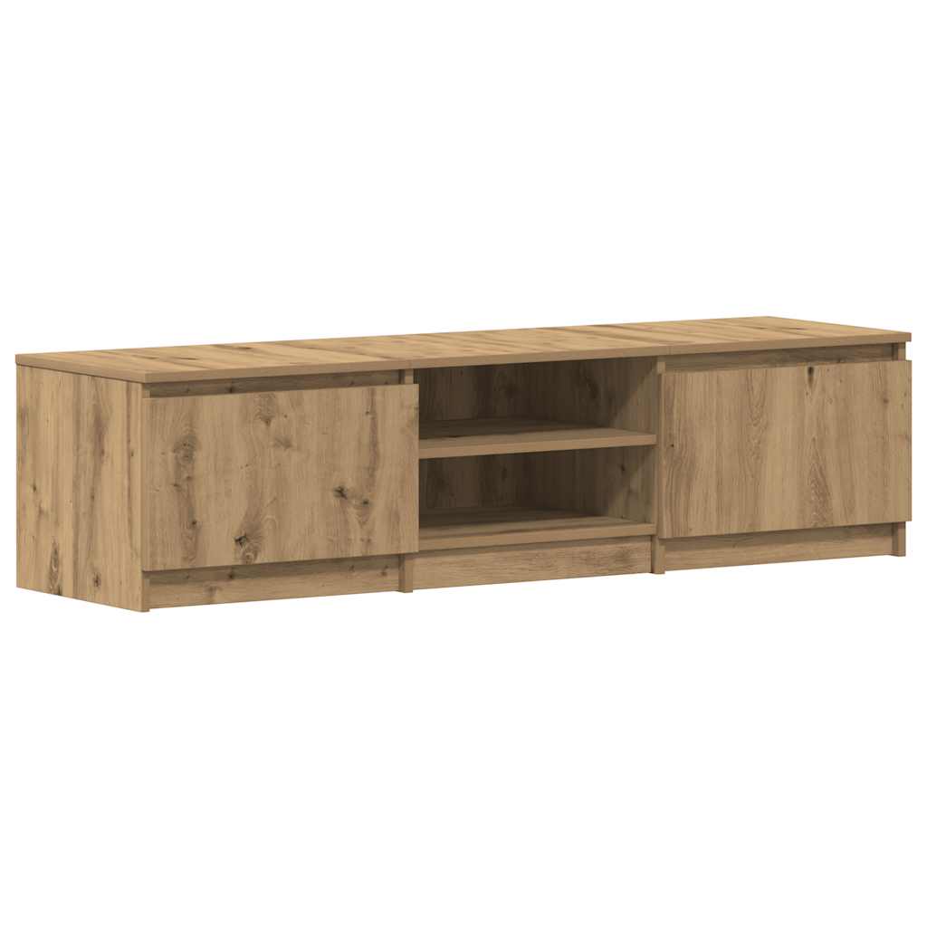 vidaXL TV Cabinet Artisan Oak 140x40x36 cm Engineered Wood