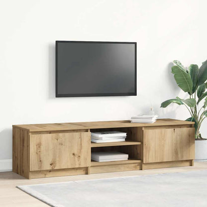 vidaXL TV Cabinet Artisan Oak 140x40x36 cm Engineered Wood