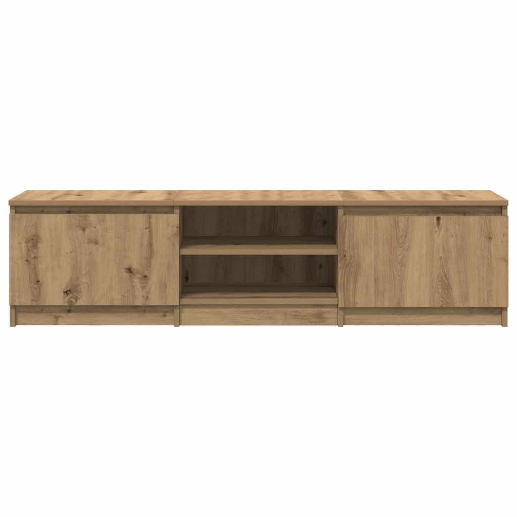 vidaXL TV Cabinet Artisan Oak 140x40x36 cm Engineered Wood