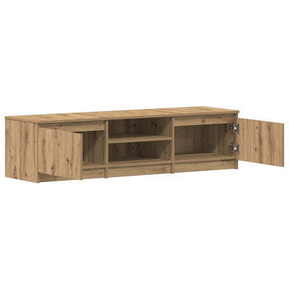vidaXL TV Cabinet Artisan Oak 140x40x36 cm Engineered Wood