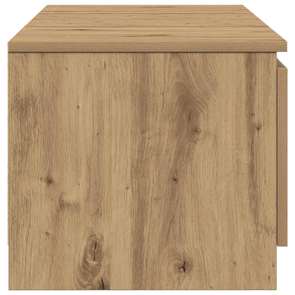 vidaXL TV Cabinet Artisan Oak 140x40x36 cm Engineered Wood