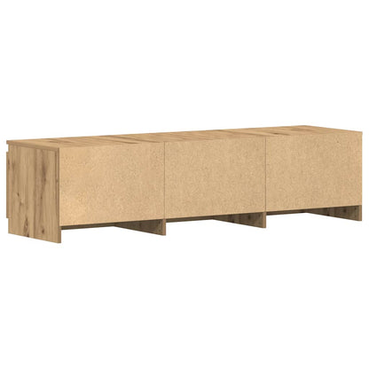 vidaXL TV Cabinet Artisan Oak 140x40x36 cm Engineered Wood
