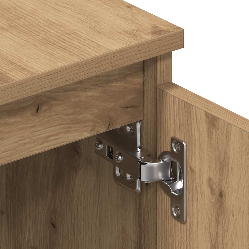 vidaXL TV Cabinet Artisan Oak 140x40x36 cm Engineered Wood