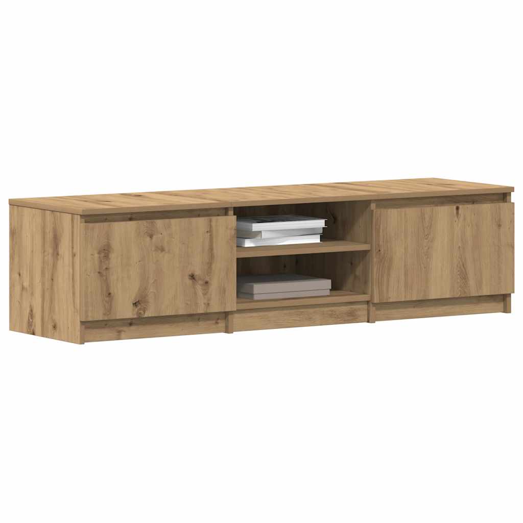 vidaXL TV Cabinet Artisan Oak 140x40x36 cm Engineered Wood