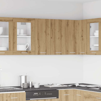 vidaXL Kitchen Wall Cabinet Lyon Artisan Oak 60x31x60 cm Engineered Wood