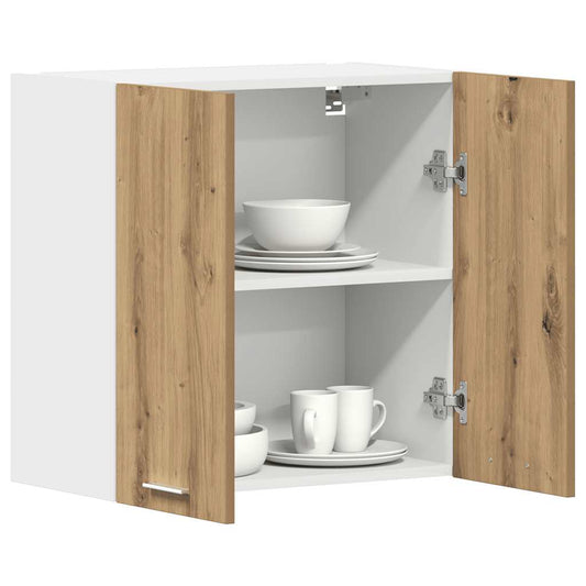 vidaXL Kitchen Wall Cabinet Lyon Artisan Oak 60x31x60 cm Engineered Wood