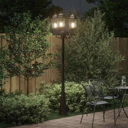 vidaXL Garden Light Bronze 61 x 53 x 235 cm Aluminium and Glass
