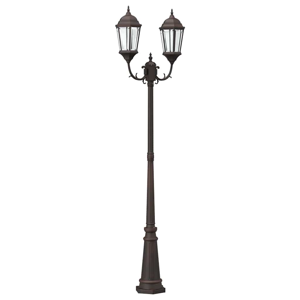 vidaXL Garden Light Bronze 68 x 20 x 235 cm Aluminium and Glass