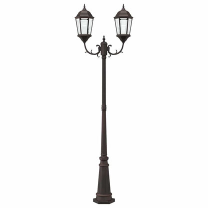 vidaXL Garden Light Bronze 68 x 20 x 235 cm Aluminium and Glass