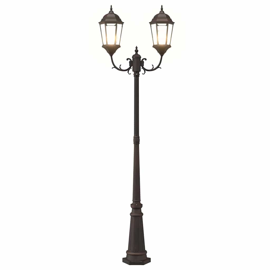 vidaXL Garden Light Bronze 68 x 20 x 235 cm Aluminium and Glass
