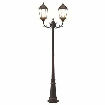 vidaXL Garden Light Bronze 68 x 20 x 235 cm Aluminium and Glass