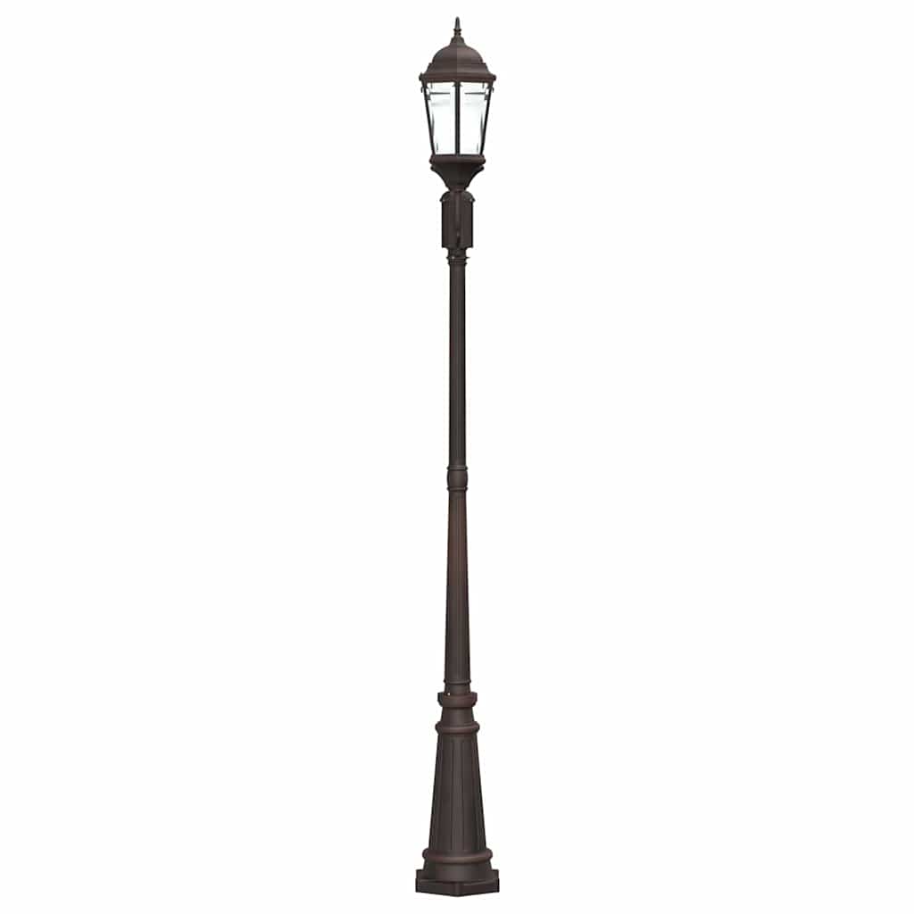 vidaXL Garden Light Bronze 68 x 20 x 235 cm Aluminium and Glass
