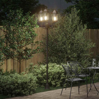 vidaXL Garden Light Bronze 57 x 49 x 241 cm Aluminium and Glass