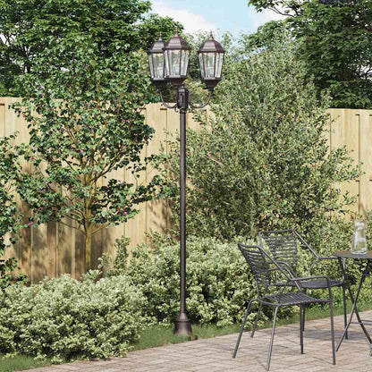 vidaXL Garden Light Bronze 57 x 49 x 241 cm Aluminium and Glass