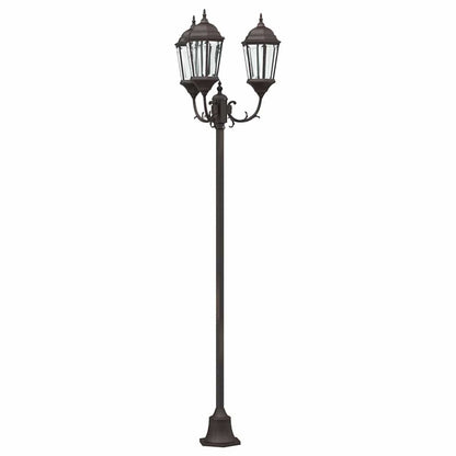 vidaXL Garden Light Bronze 57 x 49 x 241 cm Aluminium and Glass