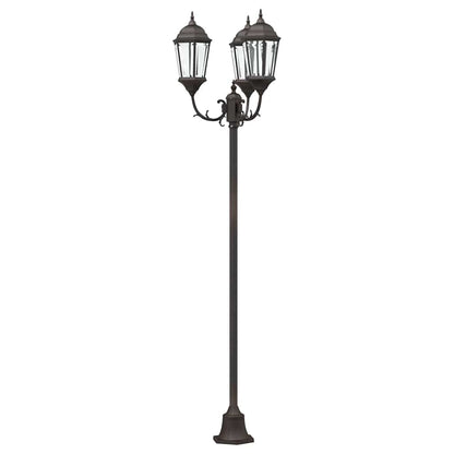 vidaXL Garden Light Bronze 57 x 49 x 241 cm Aluminium and Glass