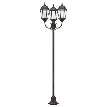 vidaXL Garden Light Bronze 57 x 49 x 241 cm Aluminium and Glass