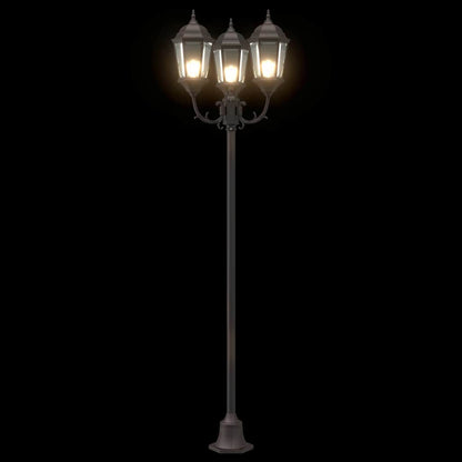 vidaXL Garden Light Bronze 57 x 49 x 241 cm Aluminium and Glass