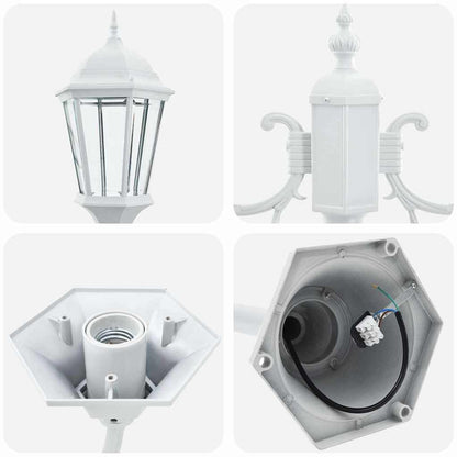 vidaXL Garden Light 68 x 20 x 235 cm Aluminium and Glass