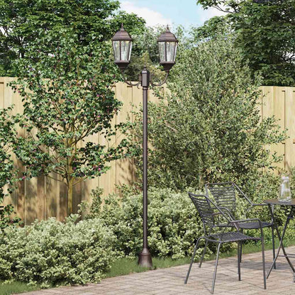 vidaXL Garden Light Bronze 68 x 20 x 235 cm Aluminium and Glass