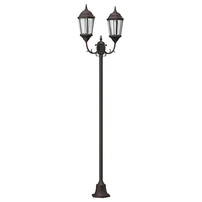 vidaXL Garden Light Bronze 68 x 20 x 235 cm Aluminium and Glass