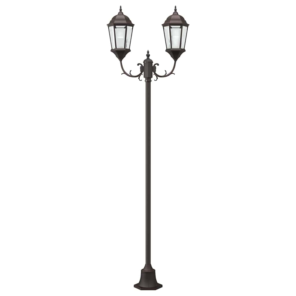 vidaXL Garden Light Bronze 68 x 20 x 235 cm Aluminium and Glass