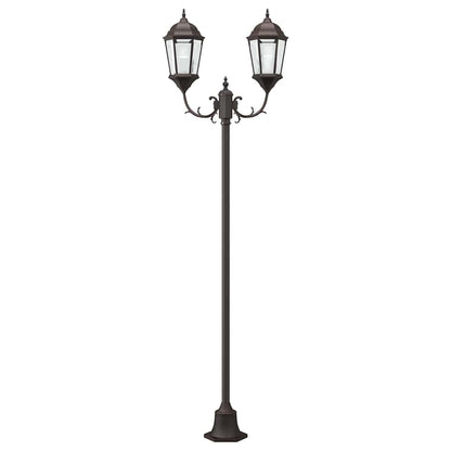 vidaXL Garden Light Bronze 68 x 20 x 235 cm Aluminium and Glass