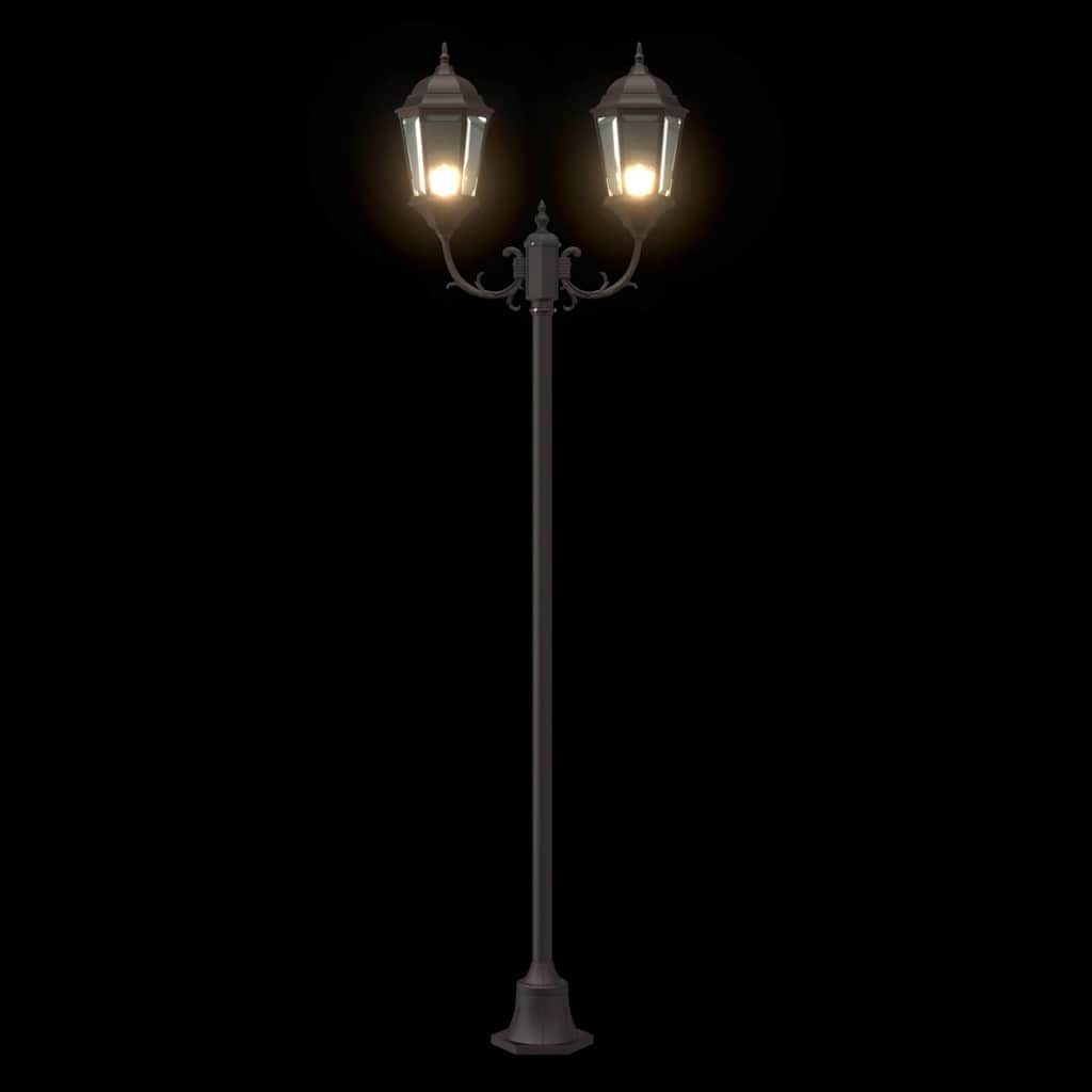 vidaXL Garden Light Bronze 68 x 20 x 235 cm Aluminium and Glass
