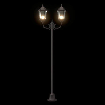 vidaXL Garden Light Bronze 68 x 20 x 235 cm Aluminium and Glass
