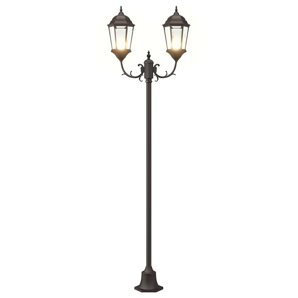 vidaXL Garden Light Bronze 68 x 20 x 235 cm Aluminium and Glass