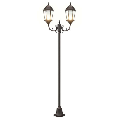 vidaXL Garden Light Bronze 68 x 20 x 235 cm Aluminium and Glass