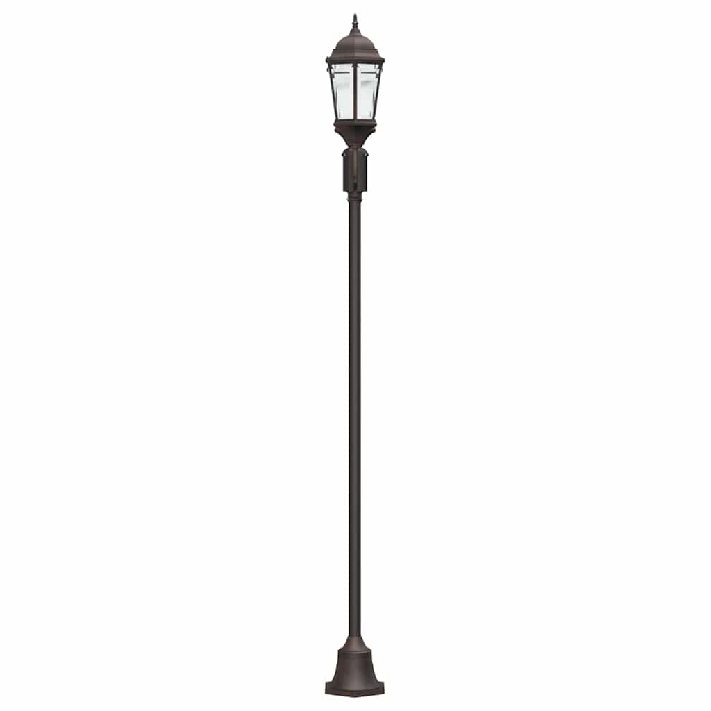 vidaXL Garden Light Bronze 68 x 20 x 235 cm Aluminium and Glass