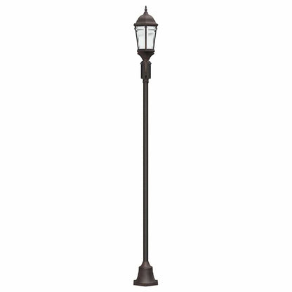 vidaXL Garden Light Bronze 68 x 20 x 235 cm Aluminium and Glass