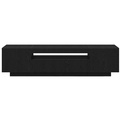 vidaXL TV Cabinet Black 160 x 35 x 40 cm Engineered Wood