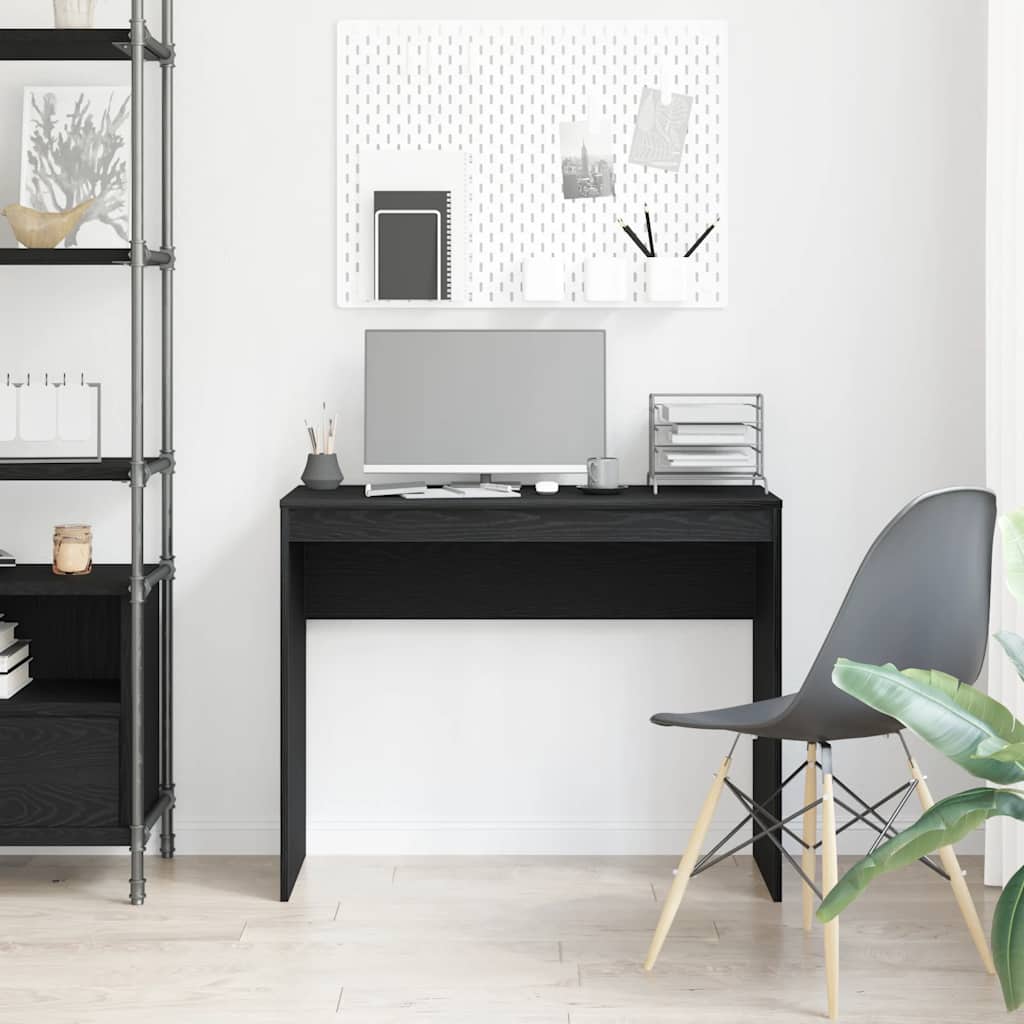 vidaXL Desk Black Oak 90x40x72 cm Engineered Wood