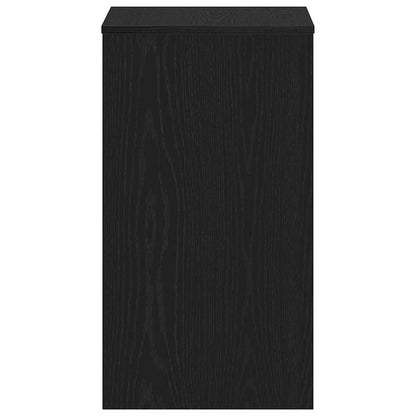 vidaXL Desk Black Oak 90x40x72 cm Engineered Wood