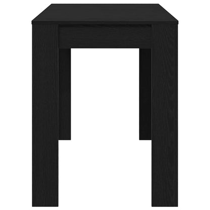 vidaXL Dining Table Black Oak 120x60x76 cm Engineered Wood
