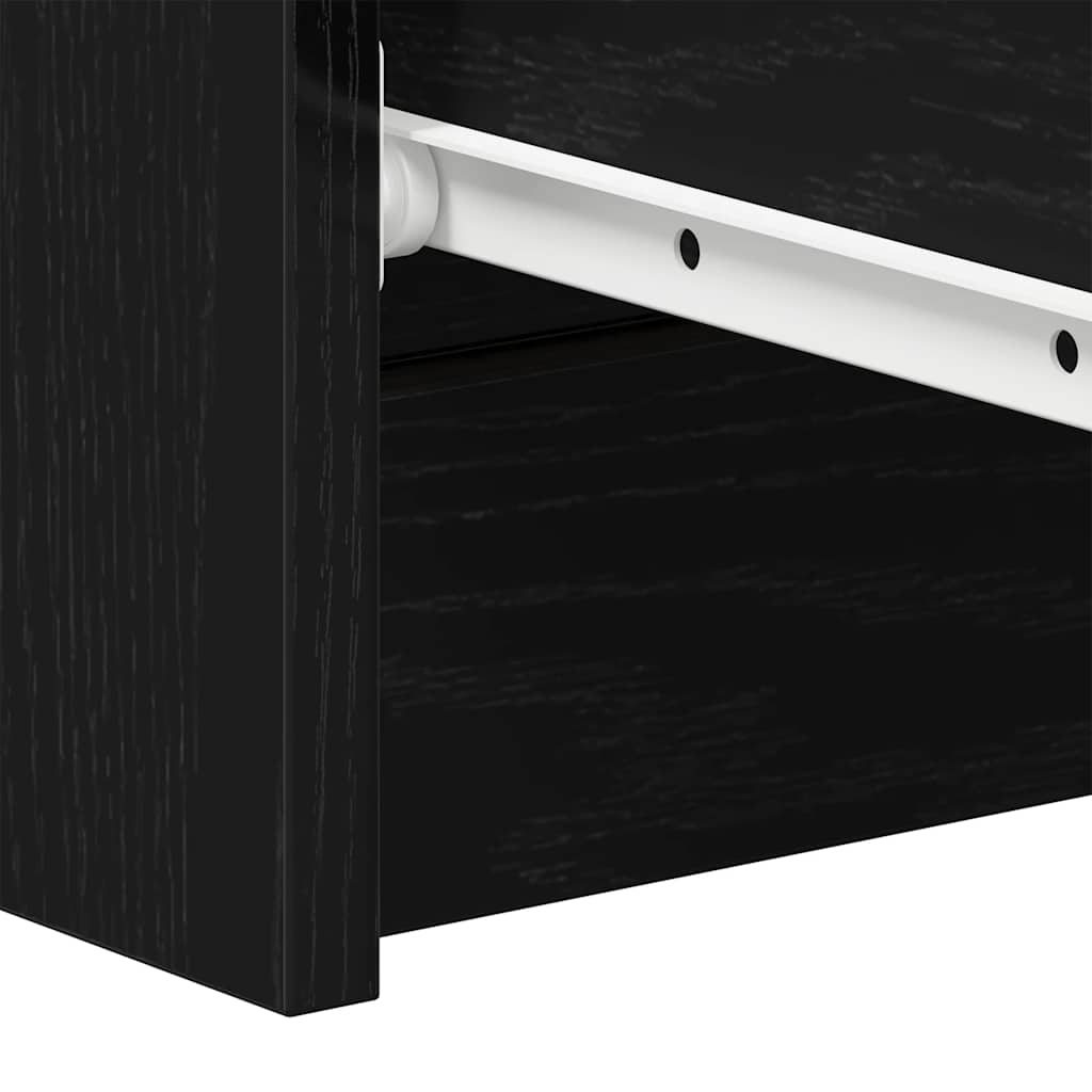 vidaXL Sideboard Black Oak 60x35x98.5 cm Engineered Wood
