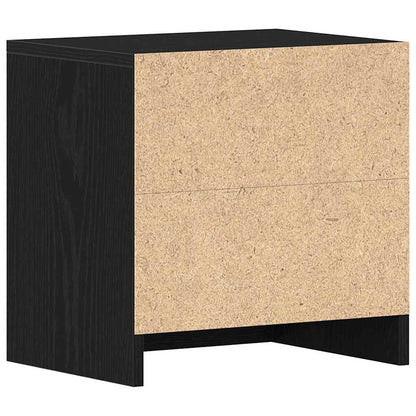 vidaXL Bedside Cabinets 2 pcs Black Oak 40x30x40 cm Engineered Wood