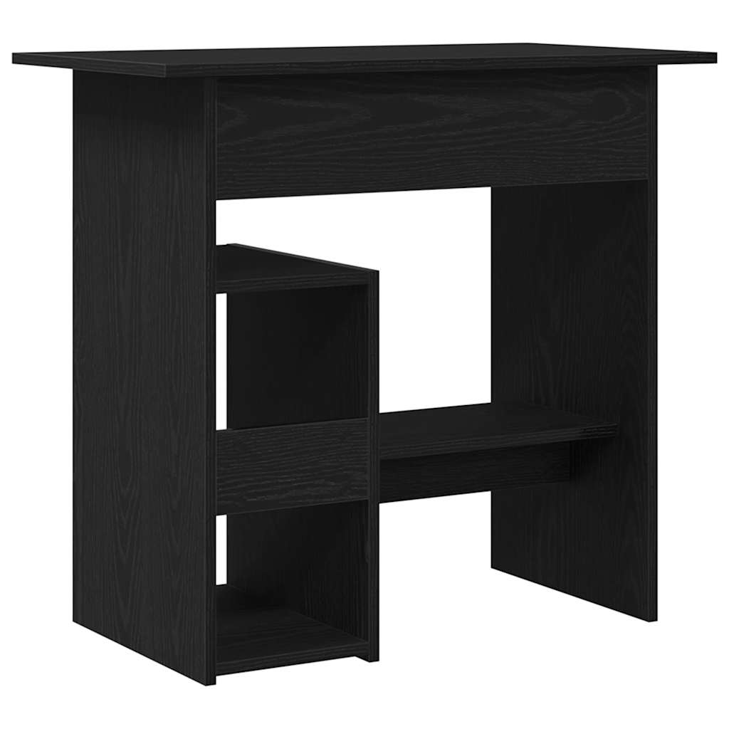 vidaXL Desk Black Oak 80x45x74 cm Engineered Wood
