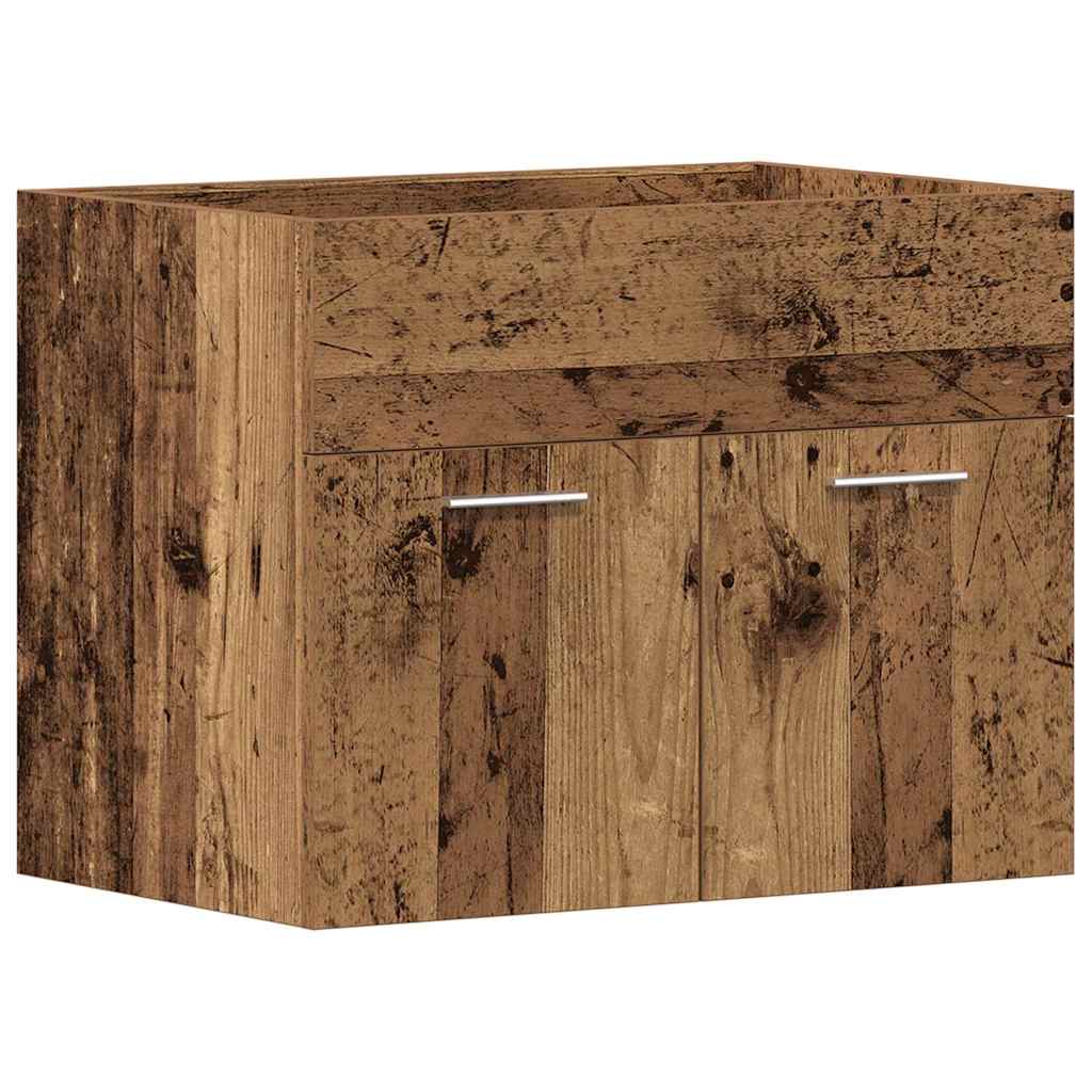 vidaXL Bathroom Sink Cabinet Old Wood 60x38.5x46 cm Engineered Wood